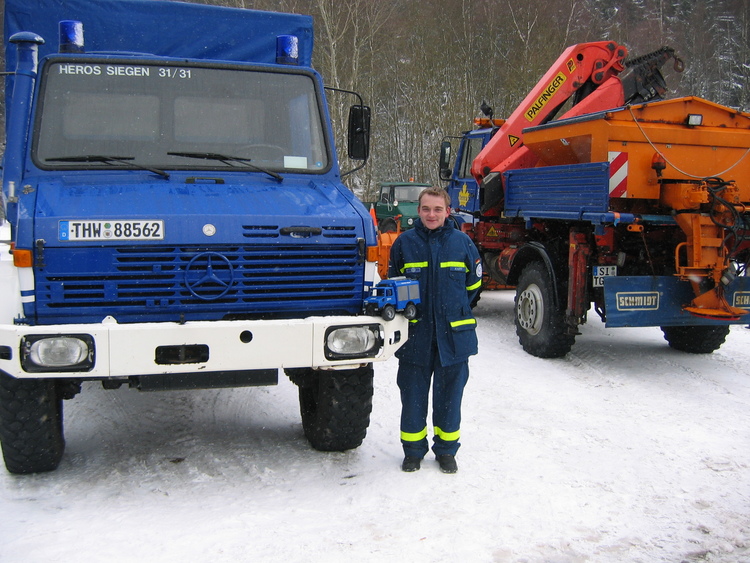 Der Unimog während des Treffens